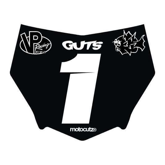 CUSTOM MOTOCUTZ FRONT PLATE DECAL