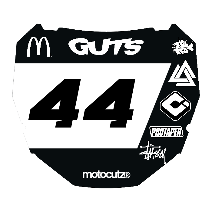 CUSTOM ODI NUMBER PLATE DECAL