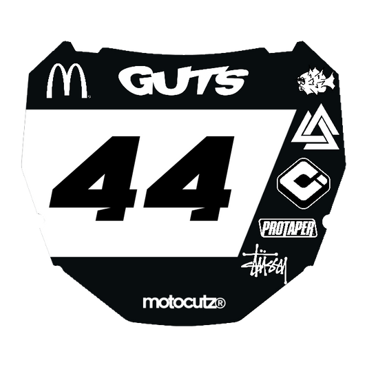 CUSTOM ODI NUMBER PLATE DECAL