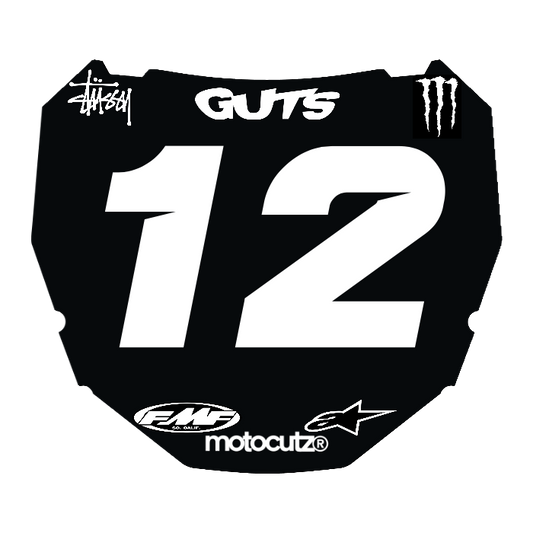 CUSTOM ODI NUMBER PLATE DECAL