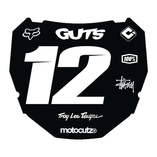 CUSTOM ODI NUMBER PLATE DECAL