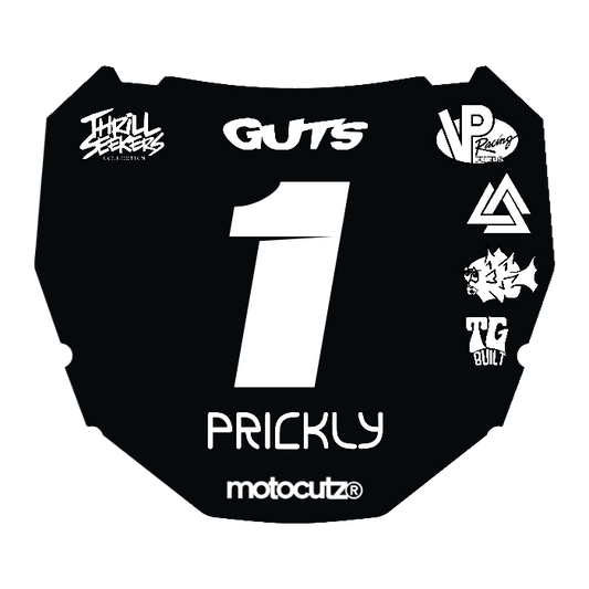 CUSTOM ODI NUMBER PLATE DECAL