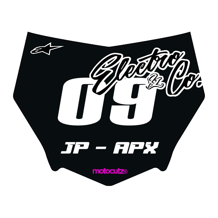CUSTOM MOTOCUTZ FRONT PLATE DECAL