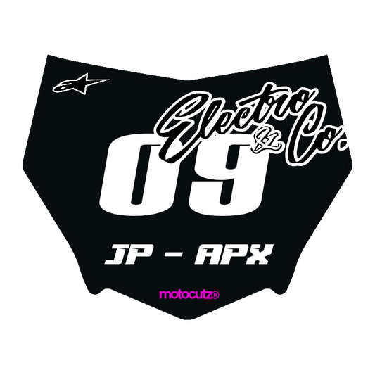 CUSTOM MOTOCUTZ FRONT PLATE DECAL