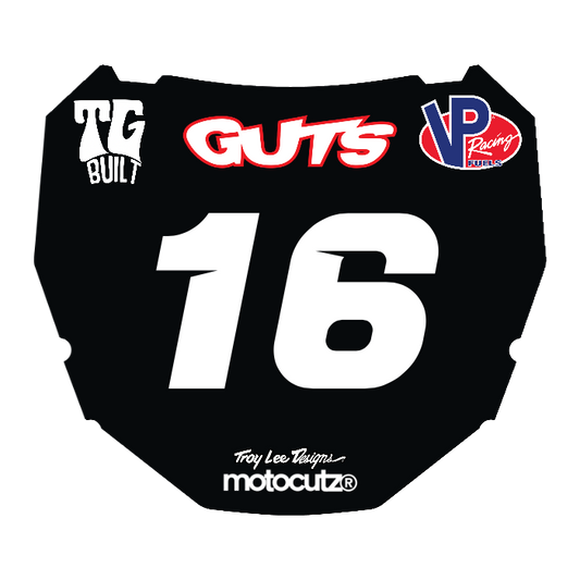 CUSTOM ODI NUMBER PLATE DECAL