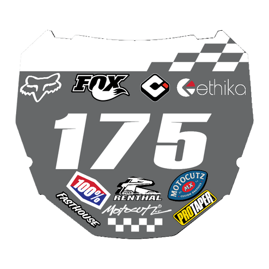 CUSTOM ODI NUMBER PLATE DECAL