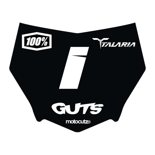 CUSTOM MOTOCUTZ FRONT PLATE DECAL