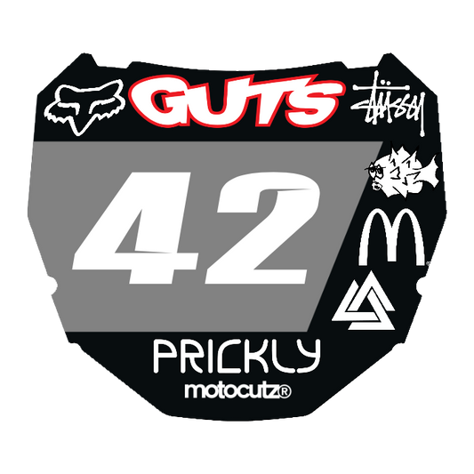 CUSTOM ODI NUMBER PLATE DECAL