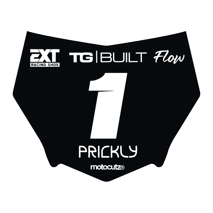 CUSTOM MOTOCUTZ FRONT PLATE DECAL