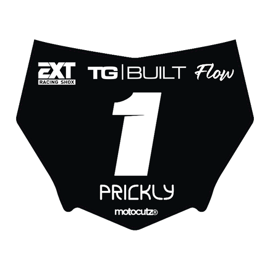 CUSTOM MOTOCUTZ FRONT PLATE DECAL