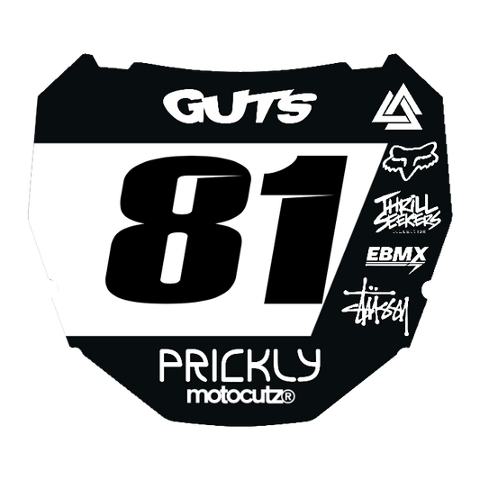 CUSTOM ODI NUMBER PLATE DECAL