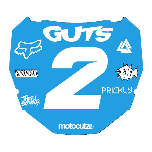 CUSTOM ODI NUMBER PLATE DECAL