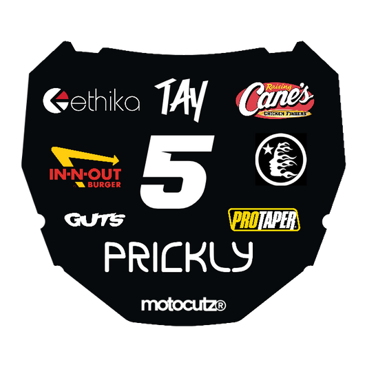 CUSTOM ODI NUMBER PLATE DECAL