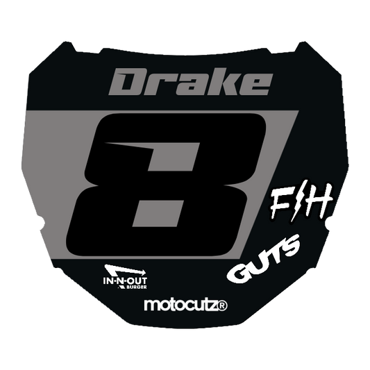 CUSTOM ODI NUMBER PLATE DECAL