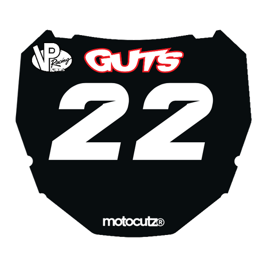 CUSTOM ODI NUMBER PLATE DECAL