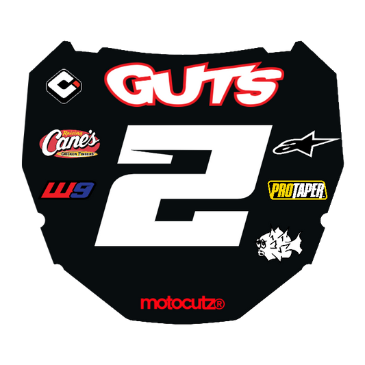 CUSTOM ODI NUMBER PLATE DECAL