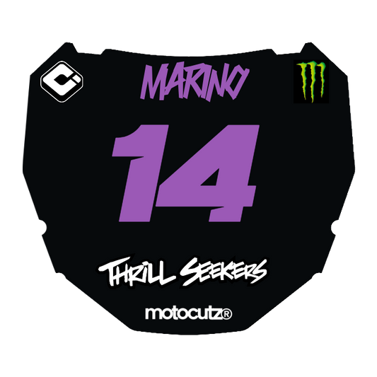 CUSTOM ODI NUMBER PLATE DECAL