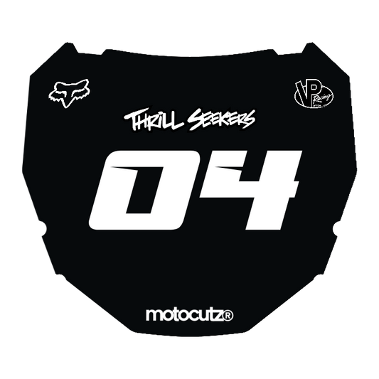 CUSTOM ODI NUMBER PLATE DECAL