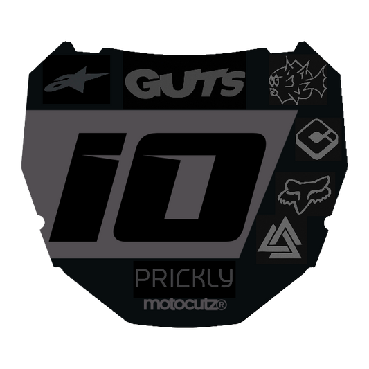 CUSTOM ODI NUMBER PLATE DECAL