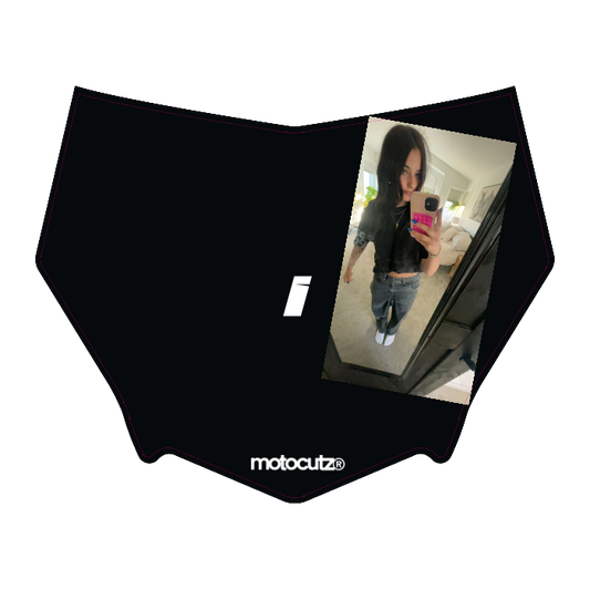 CUSTOM MOTOCUTZ FRONT PLATE DECAL