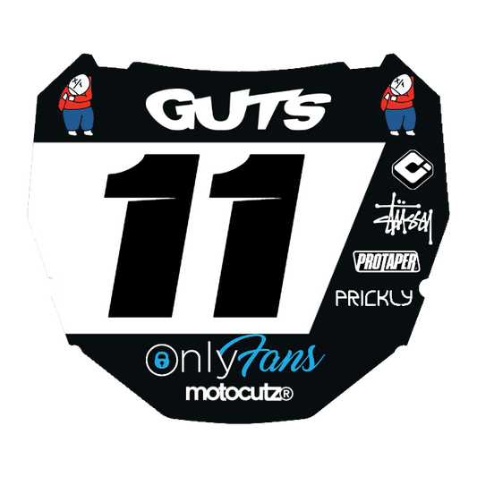 CUSTOM ODI NUMBER PLATE DECAL