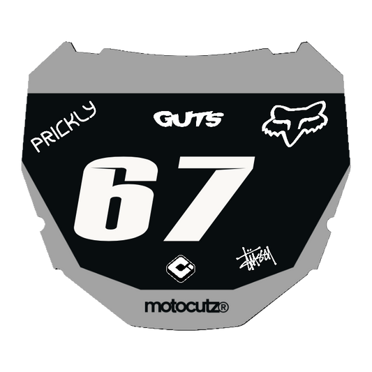 CUSTOM ODI NUMBER PLATE DECAL
