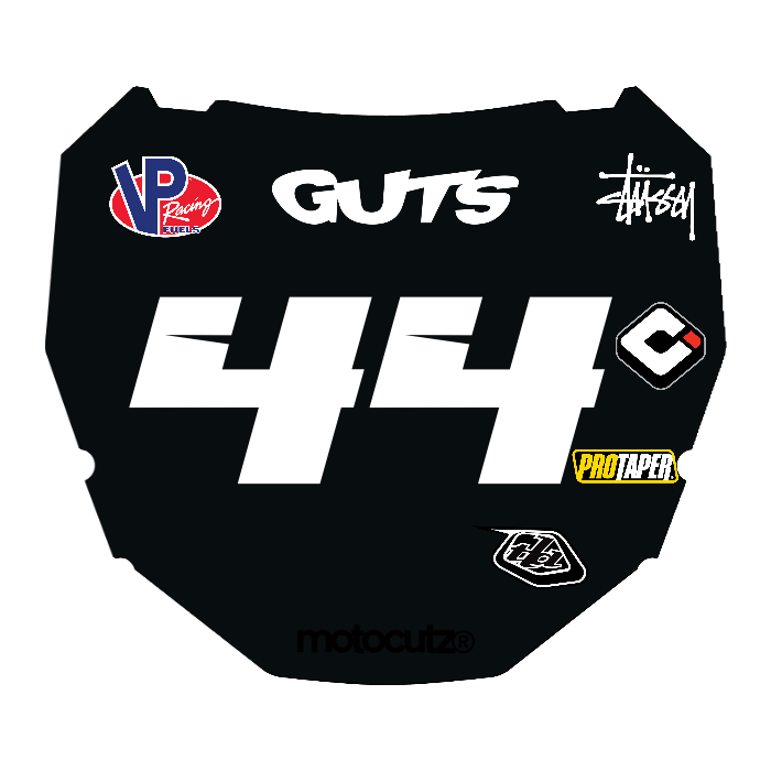 CUSTOM ODI NUMBER PLATE DECAL