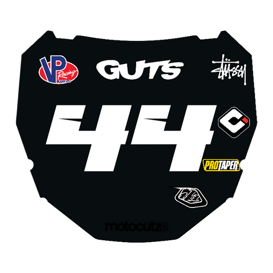 CUSTOM ODI NUMBER PLATE DECAL