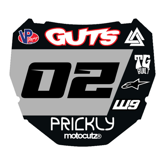 CUSTOM ODI NUMBER PLATE DECAL