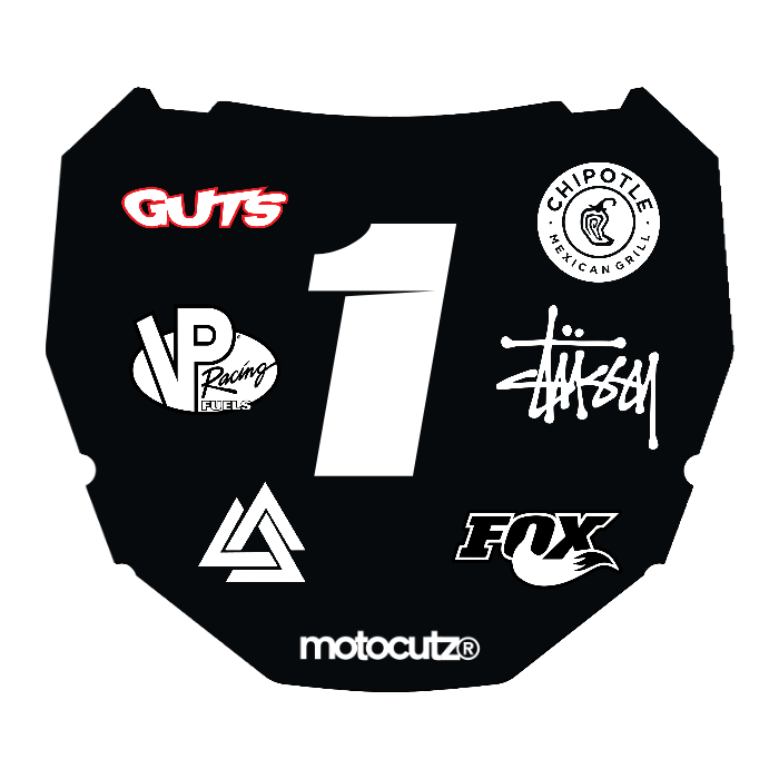 CUSTOM ODI NUMBER PLATE DECAL