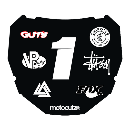 CUSTOM ODI NUMBER PLATE DECAL