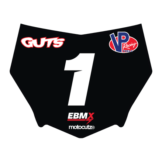 CUSTOM MOTOCUTZ FRONT PLATE DECAL