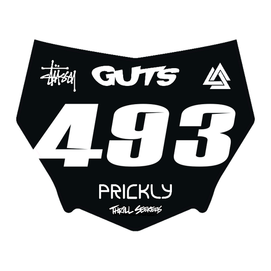 CUSTOM MOTOCUTZ FRONT PLATE DECAL