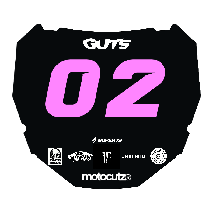 CUSTOM ODI NUMBER PLATE DECAL