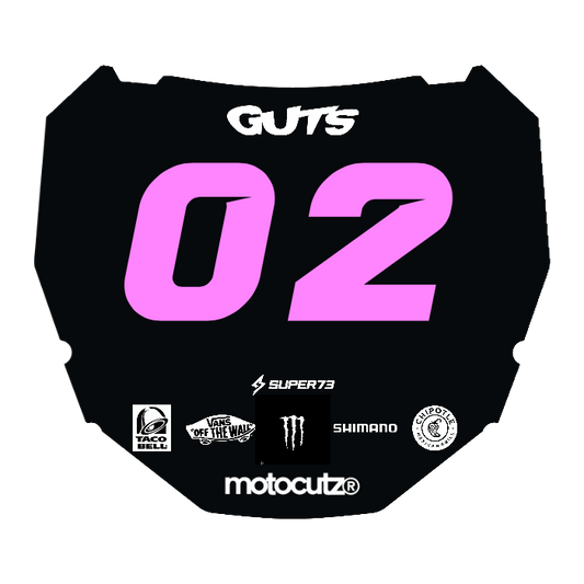 CUSTOM ODI NUMBER PLATE DECAL