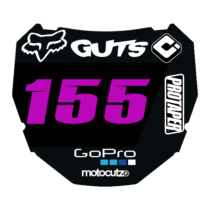 CUSTOM ODI NUMBER PLATE DECAL