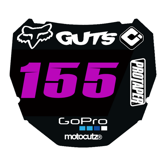 CUSTOM ODI NUMBER PLATE DECAL