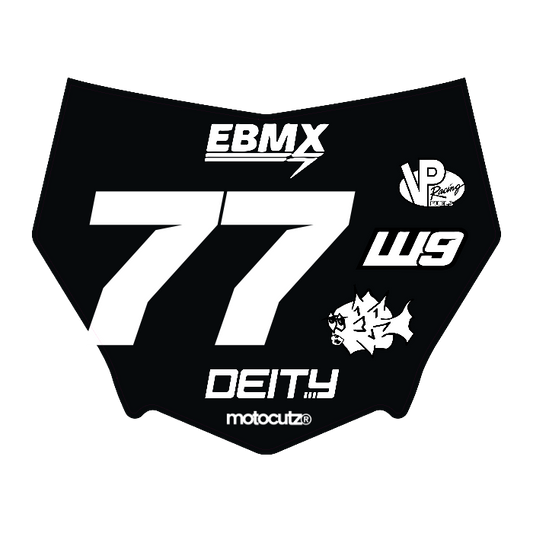 CUSTOM MOTOCUTZ FRONT PLATE DECAL