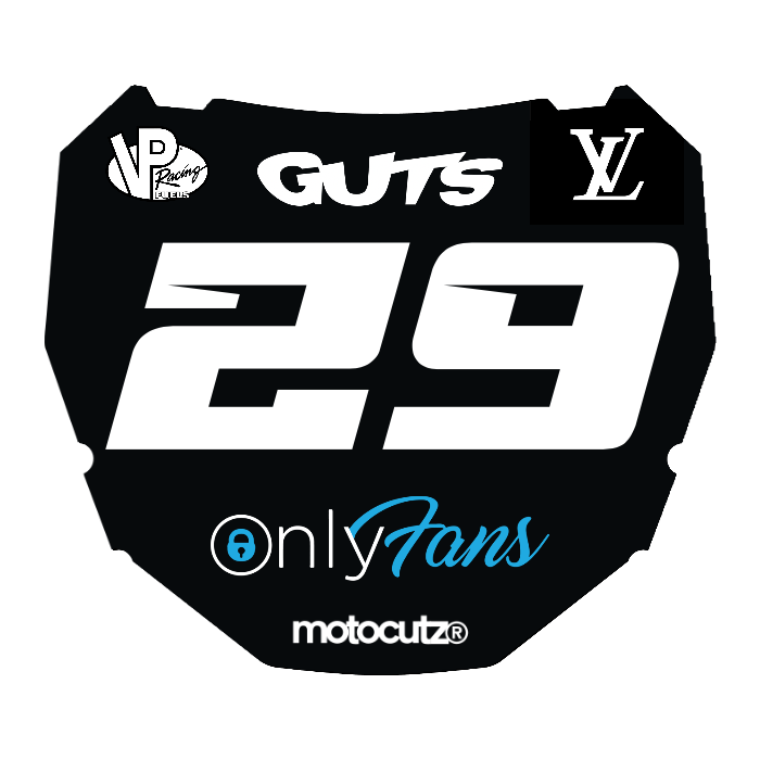 CUSTOM ODI NUMBER PLATE DECAL