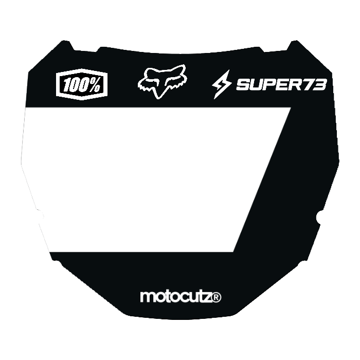 CUSTOM ODI NUMBER PLATE DECAL