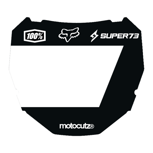 CUSTOM ODI NUMBER PLATE DECAL