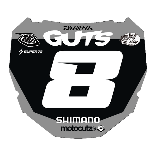 CUSTOM ODI NUMBER PLATE DECAL