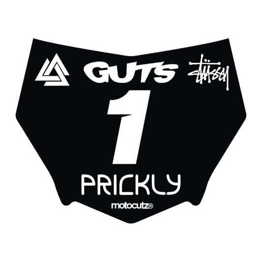 CUSTOM MOTOCUTZ FRONT PLATE DECAL