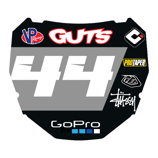CUSTOM ODI NUMBER PLATE DECAL