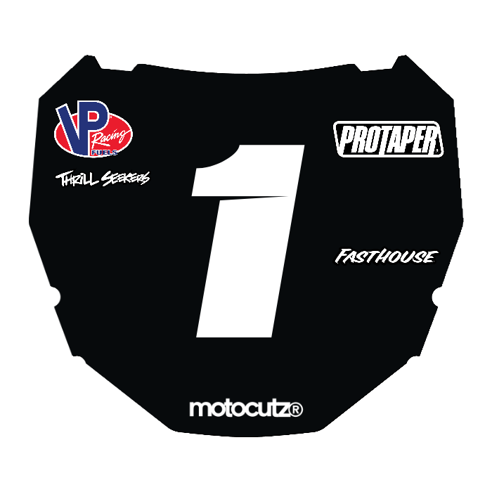 CUSTOM ODI NUMBER PLATE DECAL