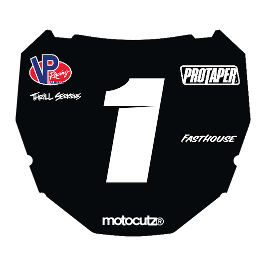CUSTOM ODI NUMBER PLATE DECAL