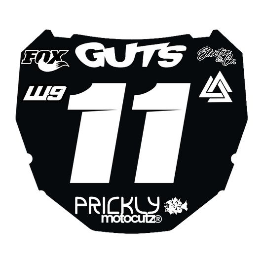 CUSTOM ODI NUMBER PLATE DECAL