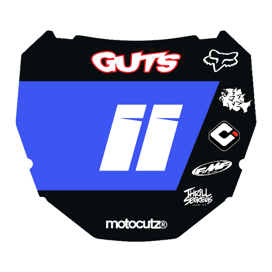 CUSTOM ODI NUMBER PLATE DECAL