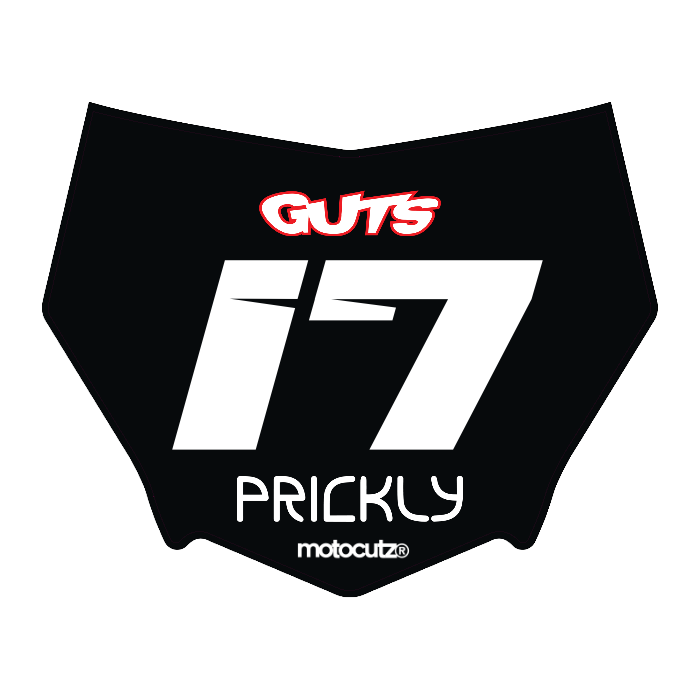 CUSTOM MOTOCUTZ FRONT PLATE DECAL