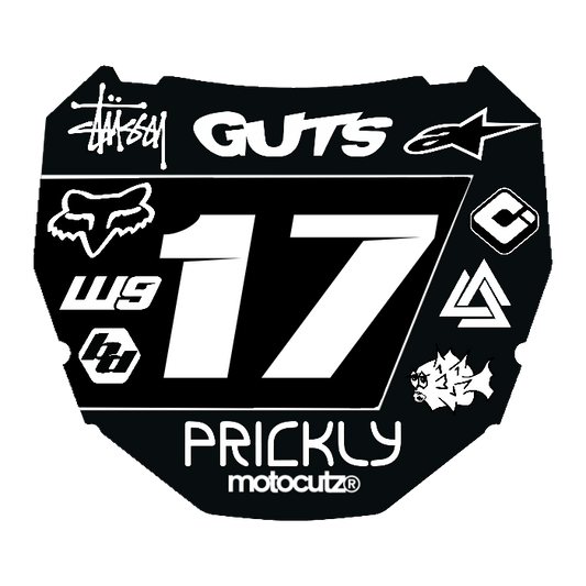 CUSTOM ODI NUMBER PLATE DECAL
